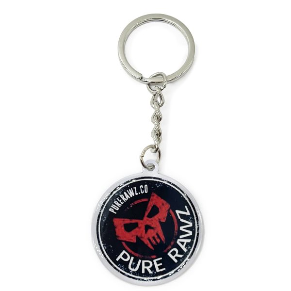 Purerawz Metal Keychain