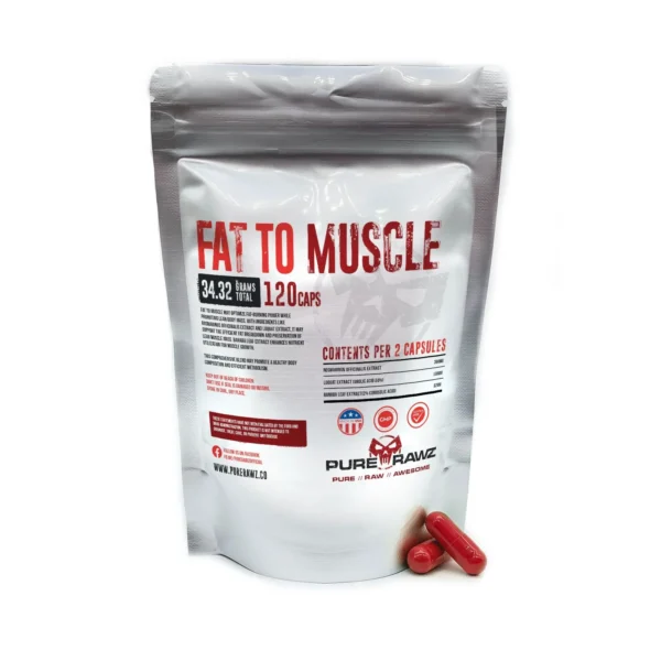 PureRawz Fat to Muscle – Research compound for body composition and metabolic studies.