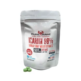 Icariin (Horny Goat Weed) | 99.9% Pure - USA Made | PureRawz