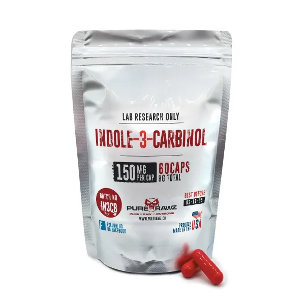 Indole 3 Carbinol 60caps 150mg per cap 9g Total