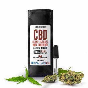 CBD Hemp Isolate Vape Cartridge (800mg per ml/0.5ml/ 400mg)