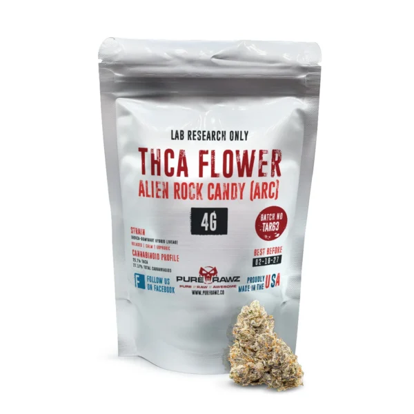 Alien Rock Candy THCa Flower 4g Bag
