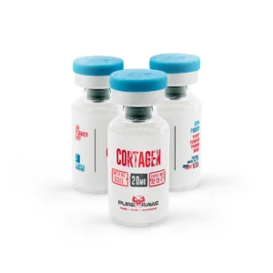 PureRawz Cortagen 20mg – Research peptide for cortisol and stress response studies.