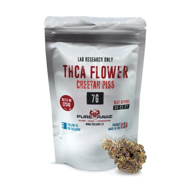 THCA Cheetah Piss 7g by PureRawz | High-Potency Hemp Extract for Wellness