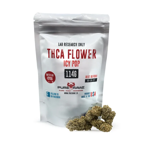 THCA ICY POP 114g by PureRawz | High-Potency Hemp Extract