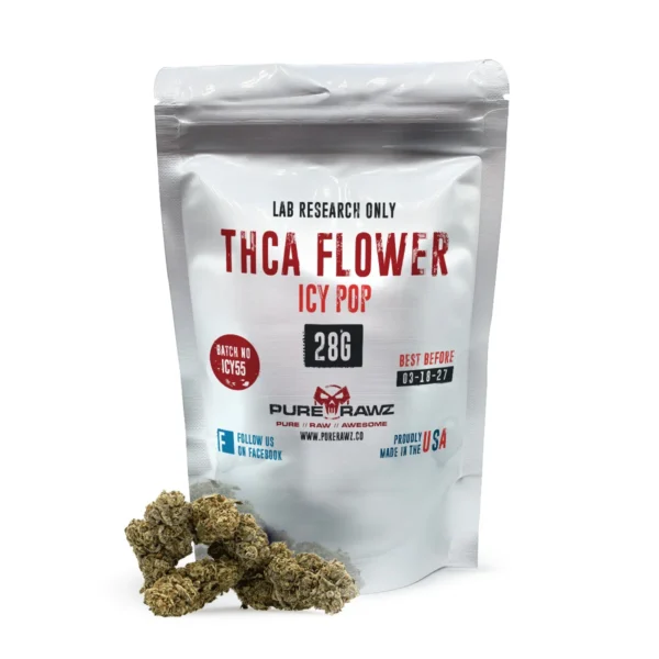 THCA ICY POP 28g by PureRawz | Premium Hemp Extract for Wellness 4o mini