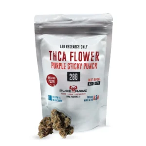 THCA Purple Sticky Punch Flower For Sale - PureRawz