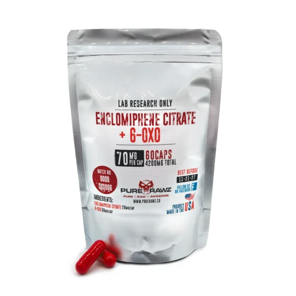 Enclomiphene Citrate + 6-OXO Capsules 4200mg